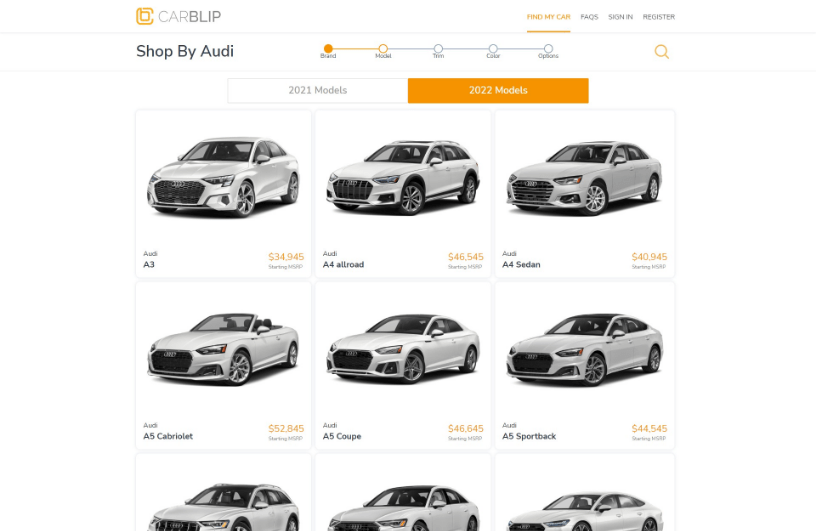 Online Car Buying Site Developed by Albiorix