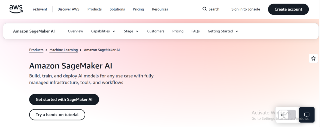 AWS SageMaker
