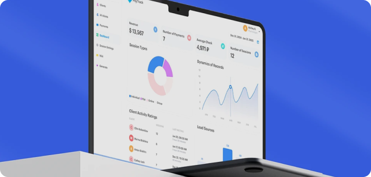 CRM for Psychologists UX/UI Design
