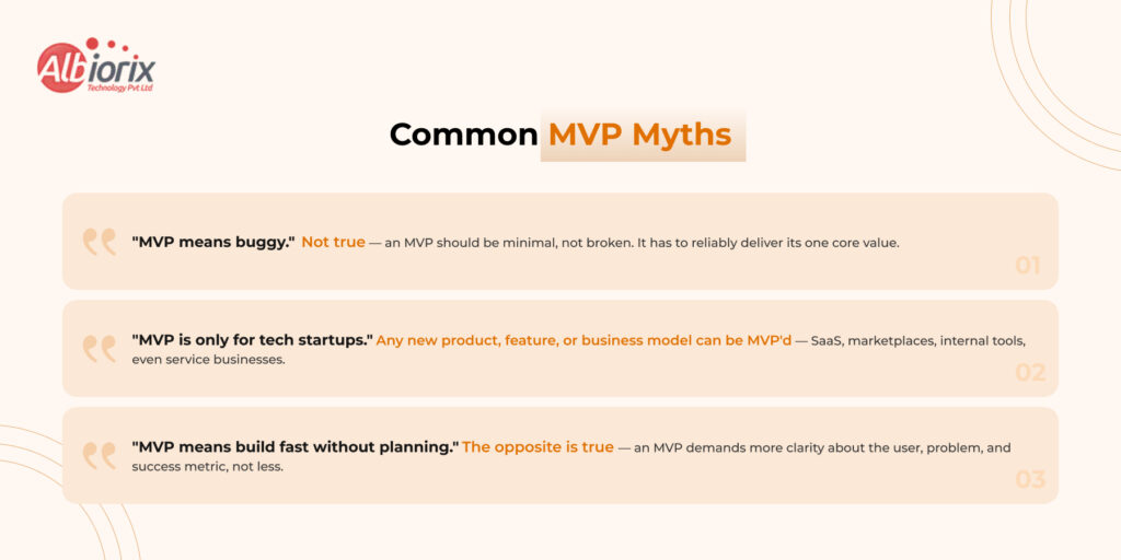 Common MVP Myths Common MVP Myths